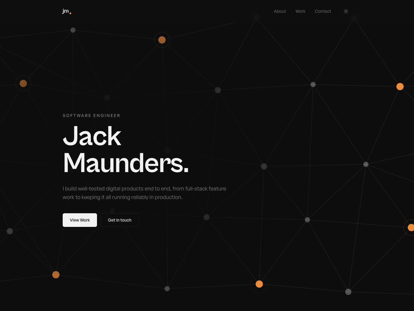 This Portfolio screenshot